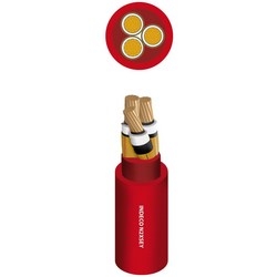 Underground Power Distribution Cable, 3.6/6 kV, 3-conductor, 37 Strands, 120 Sq. MM Cross Section, PVC Outer Sheath/XLPE Insulation/Extruded Copper Conductor, Red Outer Sheath
