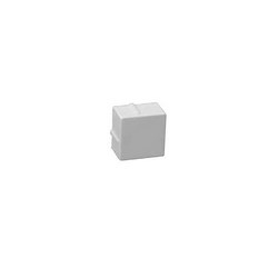 Workstation Outlet Insert, Blank, MDVO-Style, Almond, For MediaFlex Outlet/Interface Plate/MDVO faceplate/Adapter/Box