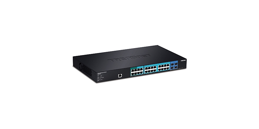 PoE+ Switch, 29-Port, (20) PoE, (4) PoE+, (4) SFP, (1) Console Port ...