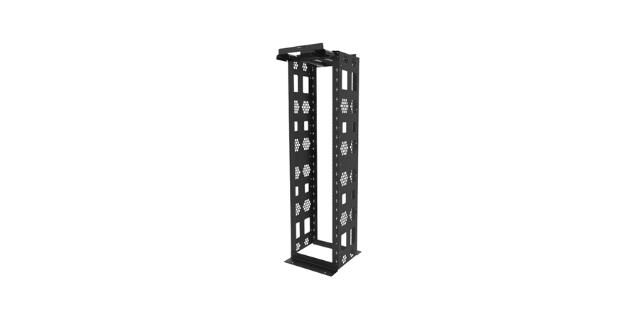 Enhanced Channel Rack,Black,86 in. Ht,Plastic,45U Rack,23.75 in. Wd,12 ...