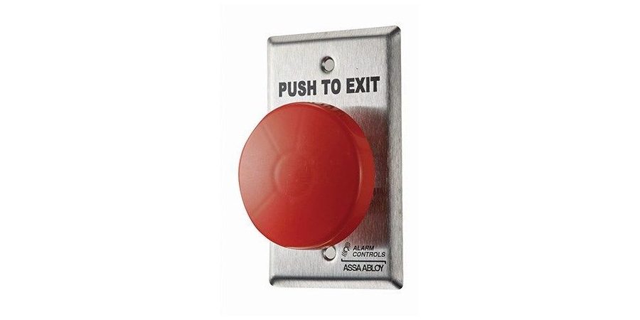Request-to-Exit Station, Momentary Switch, 1 Normally Closed, 1 ...