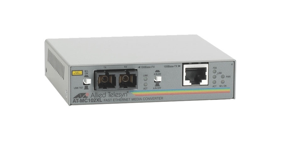 Media Converter,Copper to Fiber,2 Port,Base-TX/FX,Ethernet Network,Rack ...