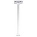 Network Camera Ceiling Mount, 7.7" Length x 5.5" Width x 29.5" Height, 33 Lb Load, Aluminum, For Indoor/Outdoor