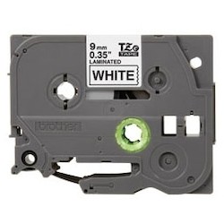 Brother TZE221 Black on White 9 mm Tape for P-touch, 8 m