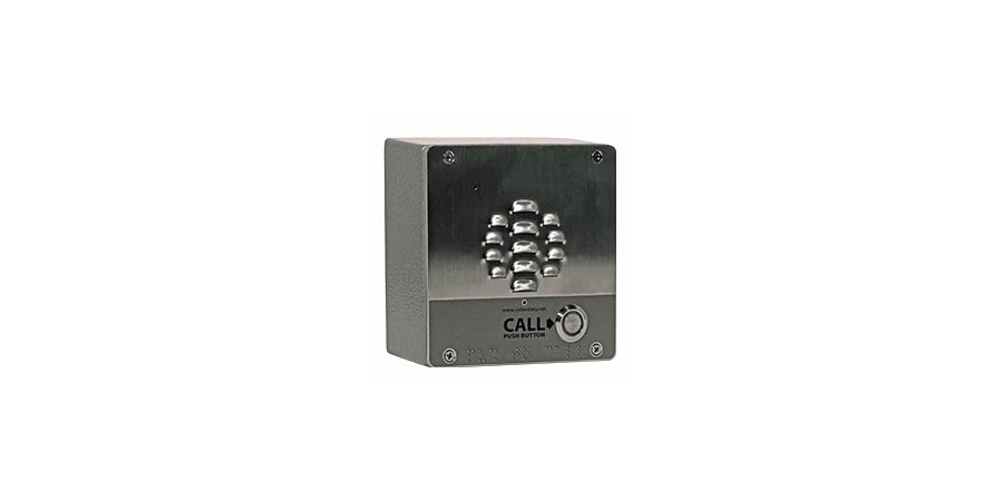 SIP Outdoor Intercom,WxLxH: 2.25 x 5.11 x 5.11 in.,DTMF Controlled Dry ...