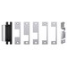 Door Electric Strike, 12/24 VDC, 0.45/0.25A, 3070 Lb Static Load, Satin Stainless Steel, With Faceplate, For Cylindrical and Mortise Lockset with or Without 1" Deadbolt