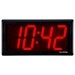 4 digit clock, black ABS injection molded plastic case, red LED