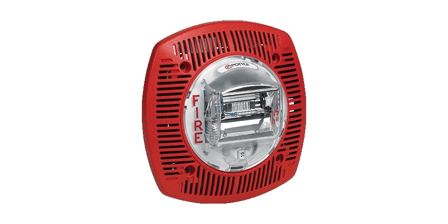 Speaker/Strobe Light, Notification Type: Speaker/Strobe, Clear Lens ...
