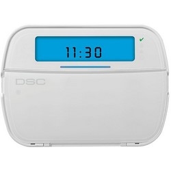 Icon Hardwired Keypad, Full Message, 128-Zone, Surface/Box Mount, English Function Key, 12 VDC, 125 Milliampere, Blue Display, With PowerG Transceiver