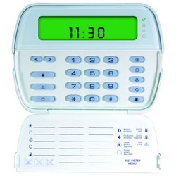 LCD Keypad, Picture Icon, 64-Zone, Surface/Wall Mount, 12 VDC, 125 Milliampere, 6-1/16&quot; Width x 13/16&quot; Depth x 4-7/16&quot; Height