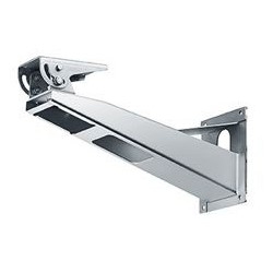 Camera Housing Wall Bracket, 99 Lb Load, 14.6&quot; Length x 7.3&quot; Width, AISI 316L Stainless Steel, Electro-Polished, With Joint, For NXCOL/NXCW/NXW