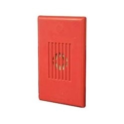 Fire Alarm Horn, 24 Volt, 0.026A, 78 to 83 dB, 2.75&quot; Width x 1.28&quot; Depth x 4.5&quot; Height, Wall Mount, White