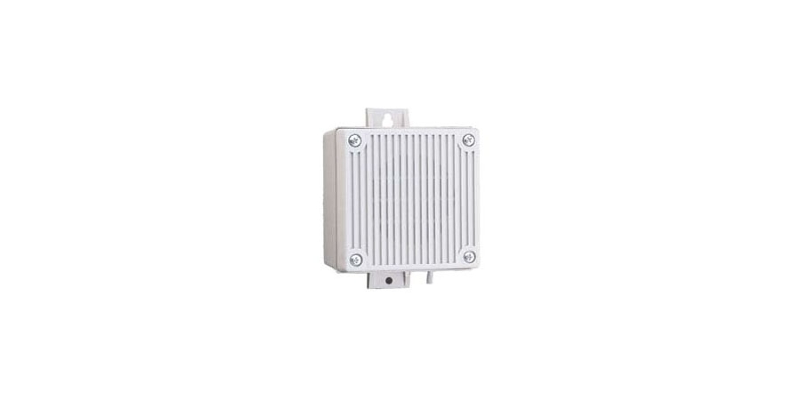 Loud Phone Ringer, 24 VAC/VDC, 48 VDC, 82 to 109 dB, Gray