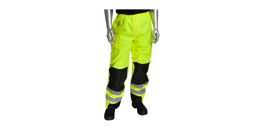 Ripstop Reinforced Overpant, Large, Polyester, Polyurethane Coating, Orange