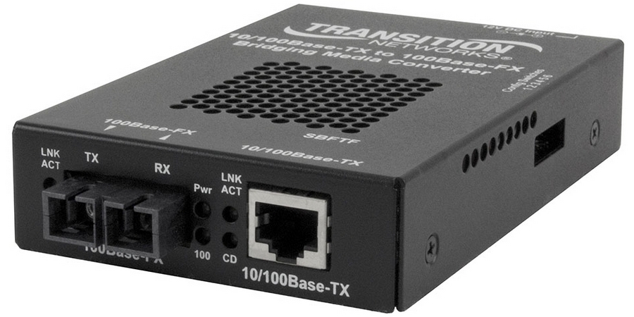 Media Converter, Conversion: Copper to RJ45, 10/100Base-TX RJ45 ...