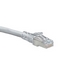 Cat 6A SlimLine Boot Patch Cord, 5 ft, White