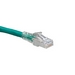 Cat 6A SlimLine Boot Patch Cord, 15 ft, Green