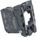 Schneider Electric Harmony XB5, Single contact block with body/fixing collar, plastic, screw clamp terminal,1 NO