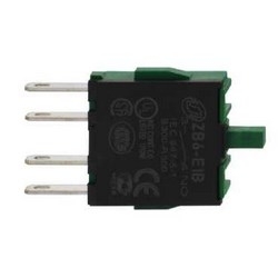 Schneider Electric Contact block, Harmony XB6, single for head Dia. 16 1 NO faston connector