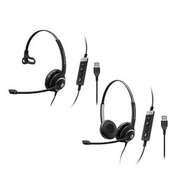 Headset, binaural, USB w Control