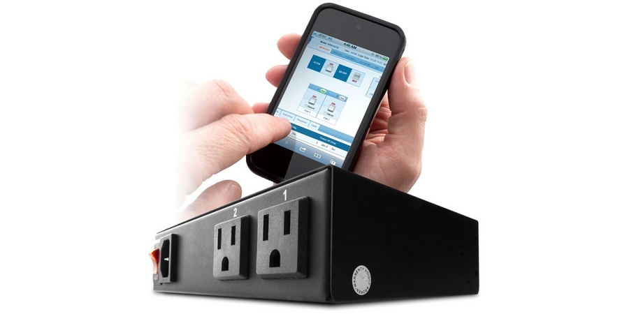 Remote Power Manager, 100 to 120 VAC, 2 -Outlet, Horizontal
