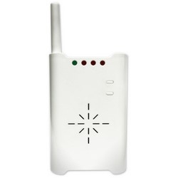 Wireless Receiver Chime Box, Indoor, 418 Megahertz, 80 dB per 5 Level Volume, with 120 Volt AC Adapter, Relay