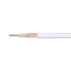 HL4-50, HELIAX Plenum Rated Air Dielectric Coaxial Cable, Corrugated Copper, 1/2 In, Off White PVDF Jacket