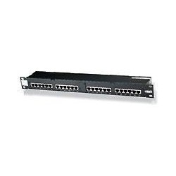 Copper Patch Panels; Product Category: MRJ21 Patch Panel Patch Panel Ethernet Speed: 10/100/1000 Base-T Front Connector Interface: RJ45 24 Ports