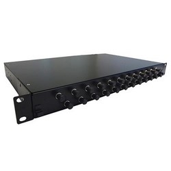 24 Port Panel with Drawer Loaded with 24 St Couplers - 1U - 19" Black - 300Mm D
