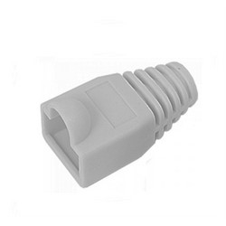 Modular Plug Boots for Category 6, 5-6 mm Cable Jacket O.D., Modular Plugs, grey, 2400 per pack
