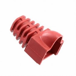 Modular Plugs and Accessories; Accessory Accessory Type: Boot Boot Type: Snagless Boot Color: Red Packaging Method: Carton