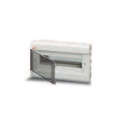 Consumer Unit Enclosure, Single Door, 300 MM Width x 90 MM Depth x 180 MM Height, Flush Mount, Thermoplastic, RAL 9016 White, IP40