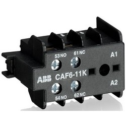 Auxiliary Contact, 600 Volt AC/DC, 22 to 10 AWG Stranded, 7 Lb-Inch, 45.7 MM Length x 26.5 MM Width x 29 MM Height, IP20, For K6/KC6 Mini Contactor