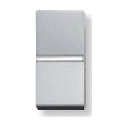 Light Switch, Low Voltage, 1-Gang, 1-Way, 1-Module, Flush Mount, 110 to 250 Volt AC, 16 Ampere, Anthracite