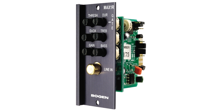 Mono Aux Input Module, Bass And Treble Controls, Width 1-8 in., Height ...
