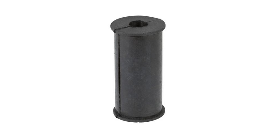 Grommet, Black, 10 mm, EPDM Rubber, 38 mm