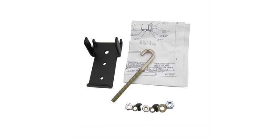 Ladder Bracket Kit, Horizontal, Black