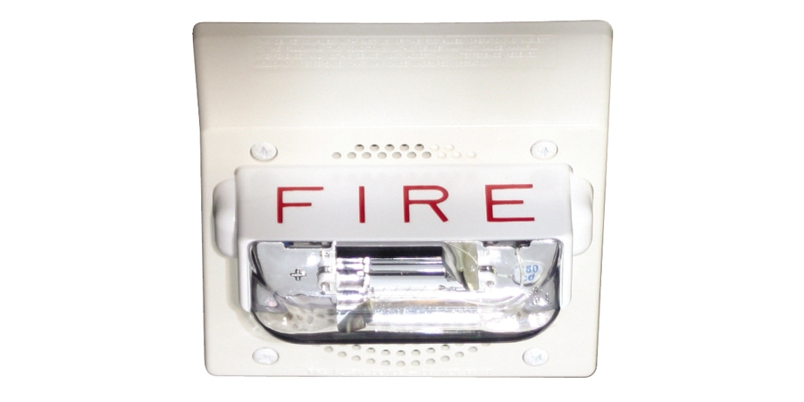 Speaker Strobe,0.138 A,177 cd,White,4 in. Dp,5.12 in. Ht,Outdoor,Clear ...