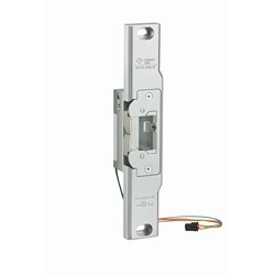 Gâche électrique de porte, Fail Safe/échec sûr, 12/24 volts AC/DC, anodisé, avec 1/2" Pullman pêne demi-tour, de porte en aluminium