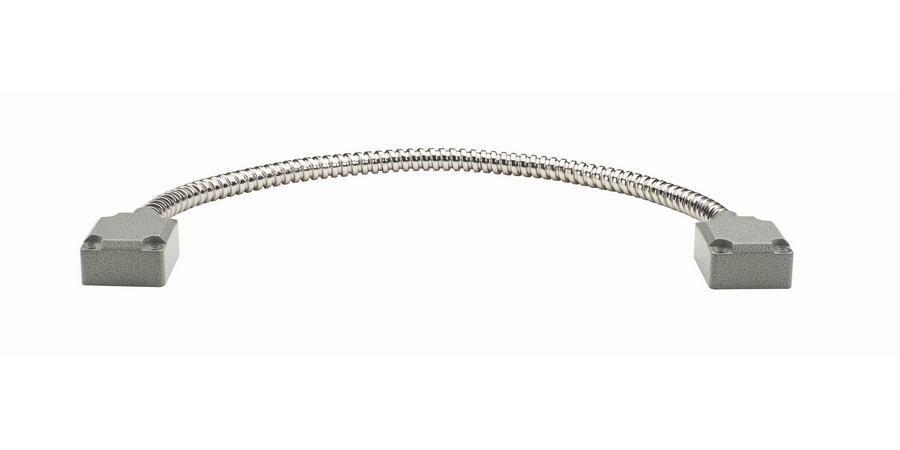 Door Loop, LxID: 18 x 3/8 in., Aluminum Alloy, Steel