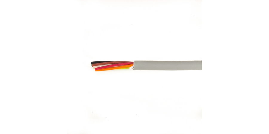 Control Cable, Gray(Slate), 24AWG, Tinned Copper, 300V, 4Conductor
