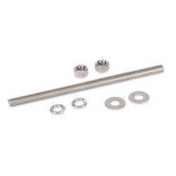 Hardware Kit for 1/2 in or 7/8 in Double Click-on Hangers, includes M10 bolts and hardware