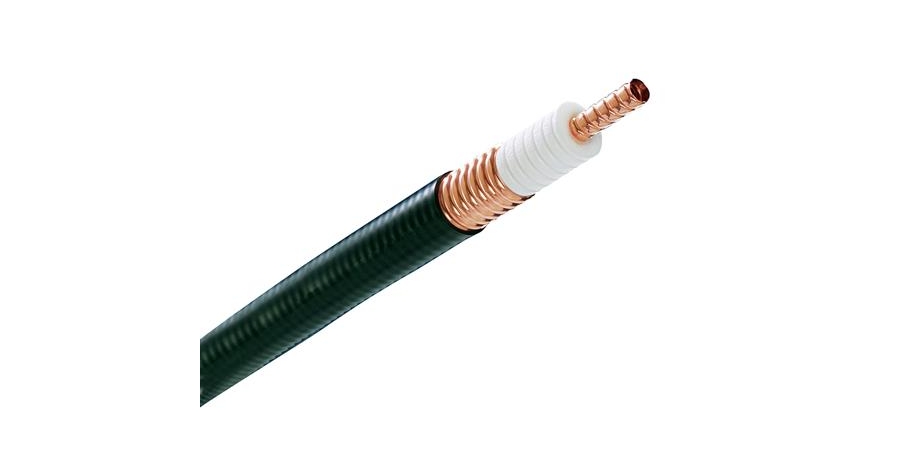 Coaxial Cable, 0.715 x 1.825 in., Solid Conductor, 6000 VDC