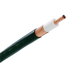 AVA6-50, HELIAX Andrew Virtual Air(TM) Coaxial Cable, corrugated copper, 1-1/4 in, black PE jacket