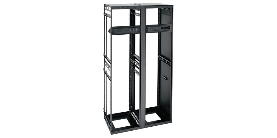 Frame Rack,Black,28.25 in. Ht,Steel,19 in. Wd Mount,19.13 in. Wd,14U ...