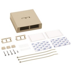 Surface Mount Box, M200, Four Port, Ivory