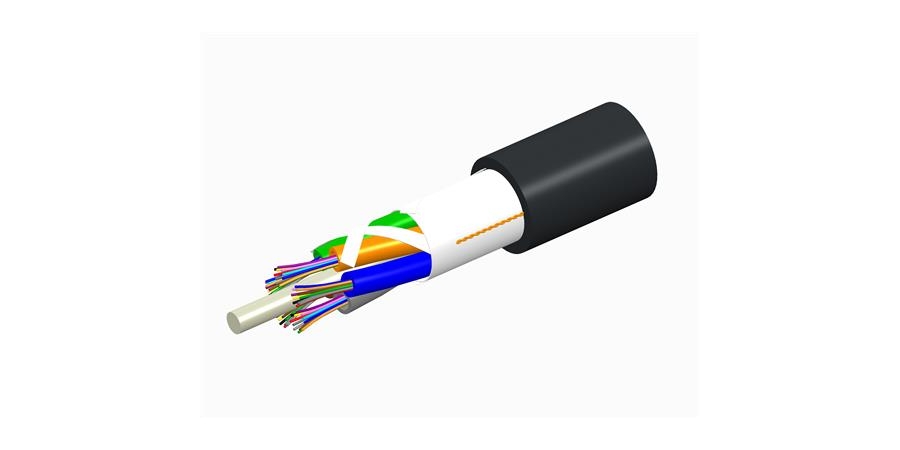 LazrSPEED 550 Fiber OSP Cable, Multimode (OM4) Fiber, Loose Tube, 50µm Dia