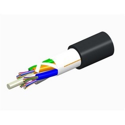 Fiber Cable, Single Jacket All-Dielectric, Gel-Free, Outdoor Stranded Loose Tube, 6 Fiber LazrSPEED 550 OM4 Multimode