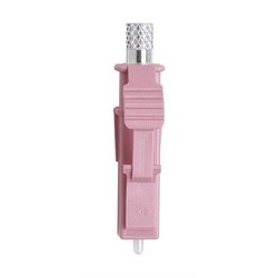 Pre-Radiused Keyed LC Connector for 1.6 mm Fiber, duplex multimode, rose