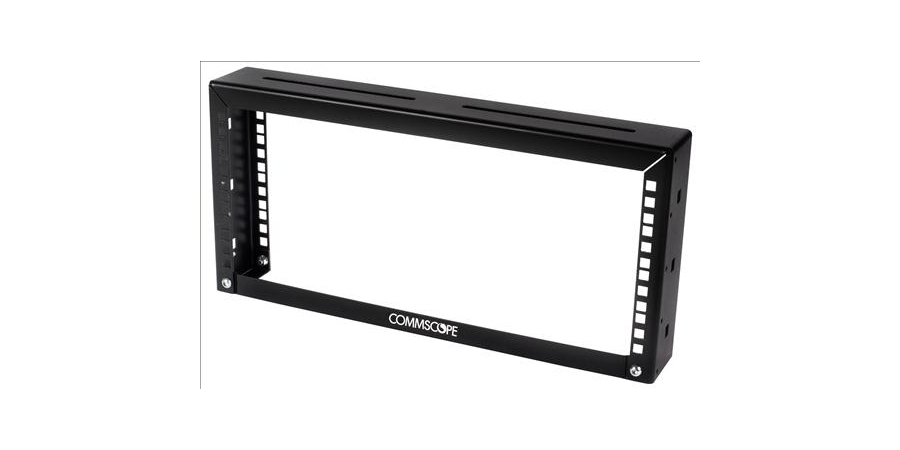 Overhead Patch Panel Rack,Black,12.9 in. Ht,Steel,19 in. Wd Mount,2 ...